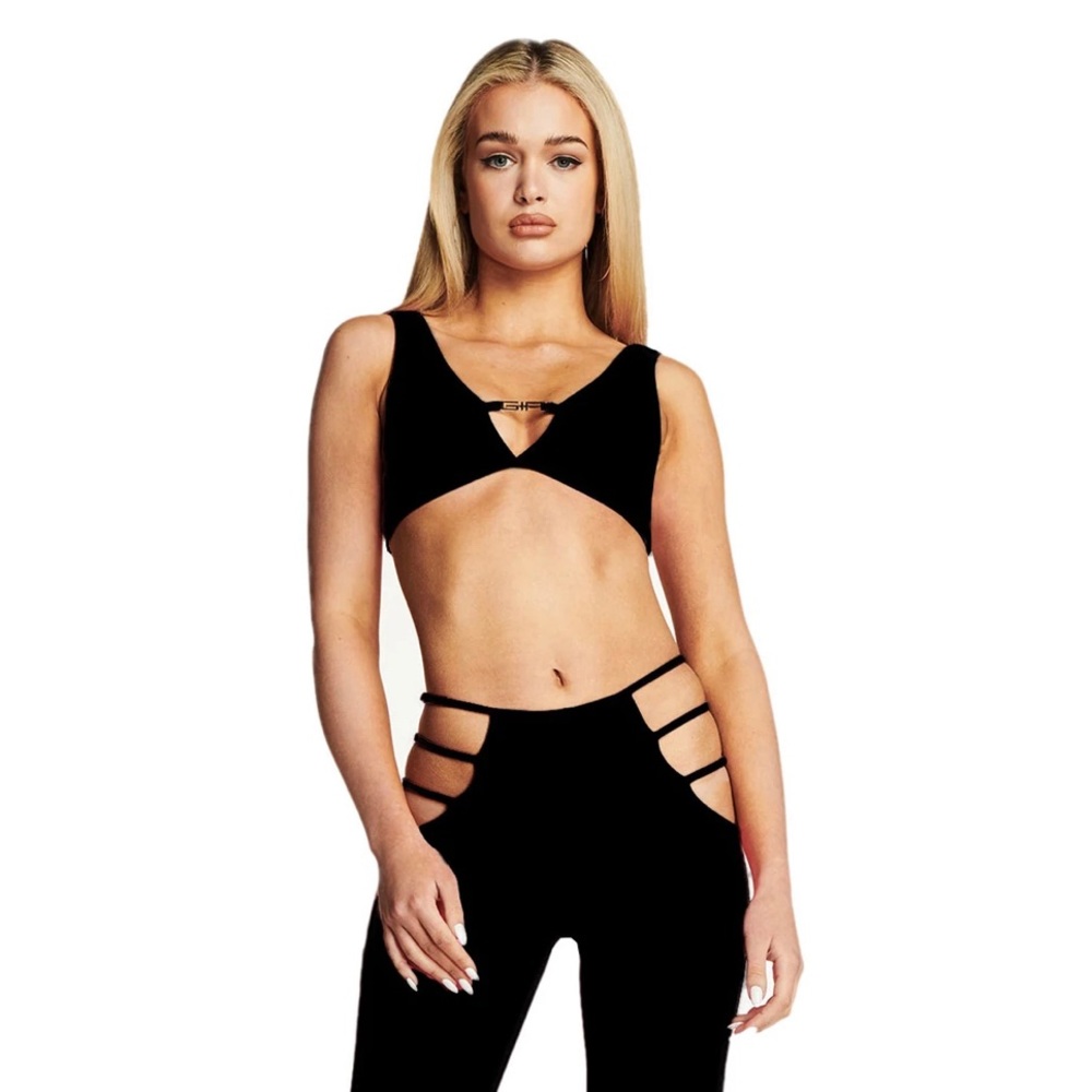 I.AM.GIA Black Lucid Pant and Top Size S